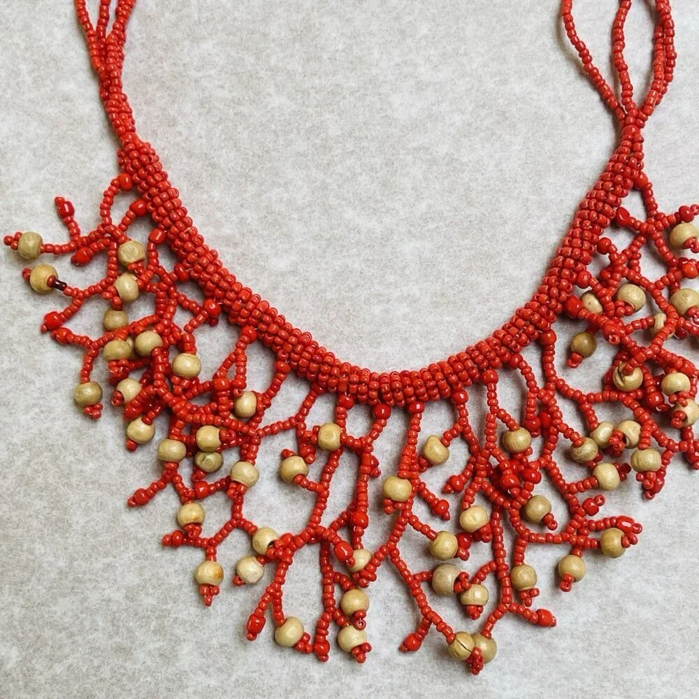 Handmade orange coral